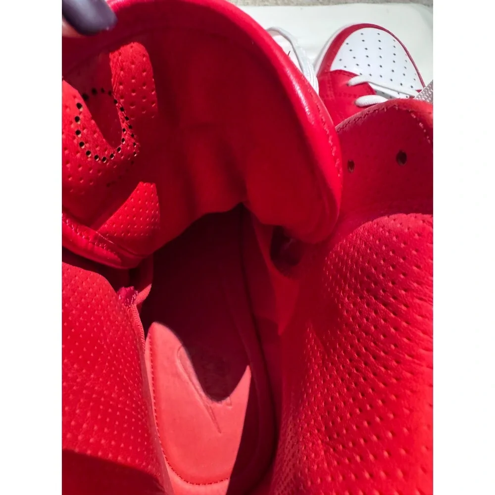 Nike Air Flytop White/Red NWOT Mens Size‎ 9